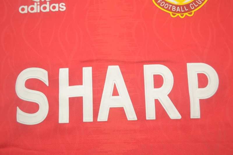 Manchester United Soccer Jersey Home Retro Replica 1990/92