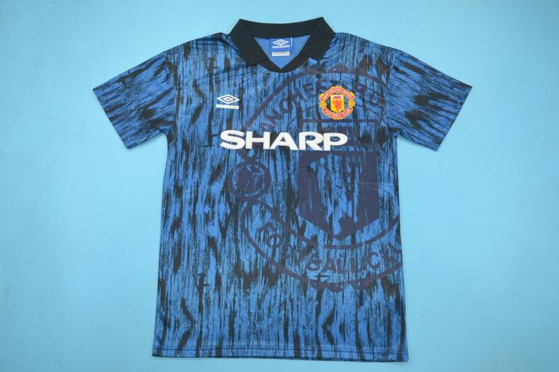 Manchester United Soccer Jersey Away Retro Replica 1992/93