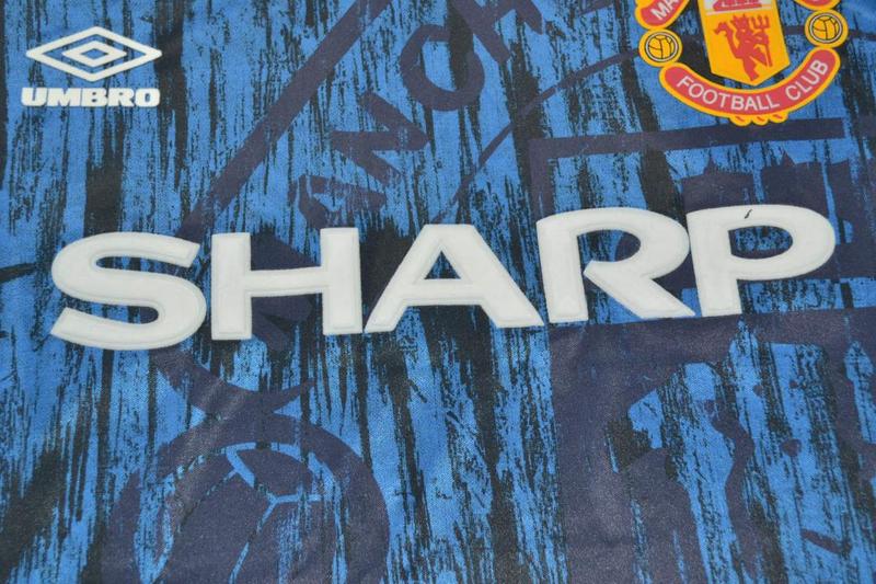 Manchester United Soccer Jersey Away Retro Replica 1992/93