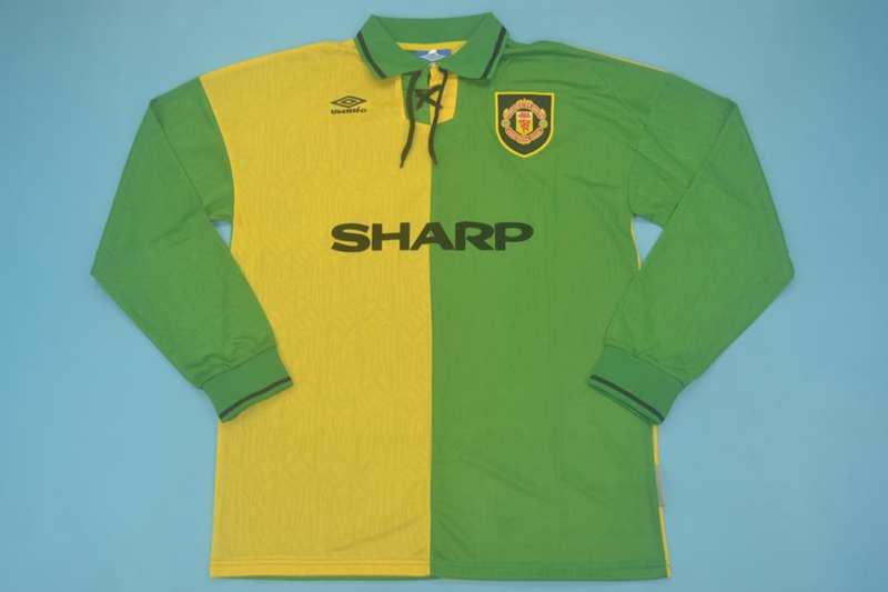 Manchester United Soccer Jersey Third Long Retro Replica 1992/94