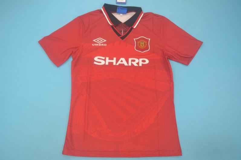Manchester United Soccer Jersey Home Retro Replica 1994/96