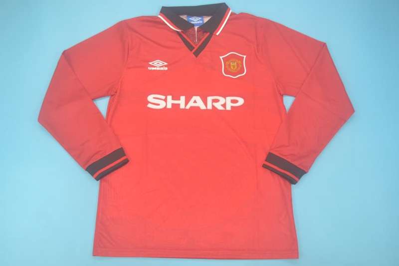 Manchester United Soccer Jersey Home Long Jersey Replica 1994/96