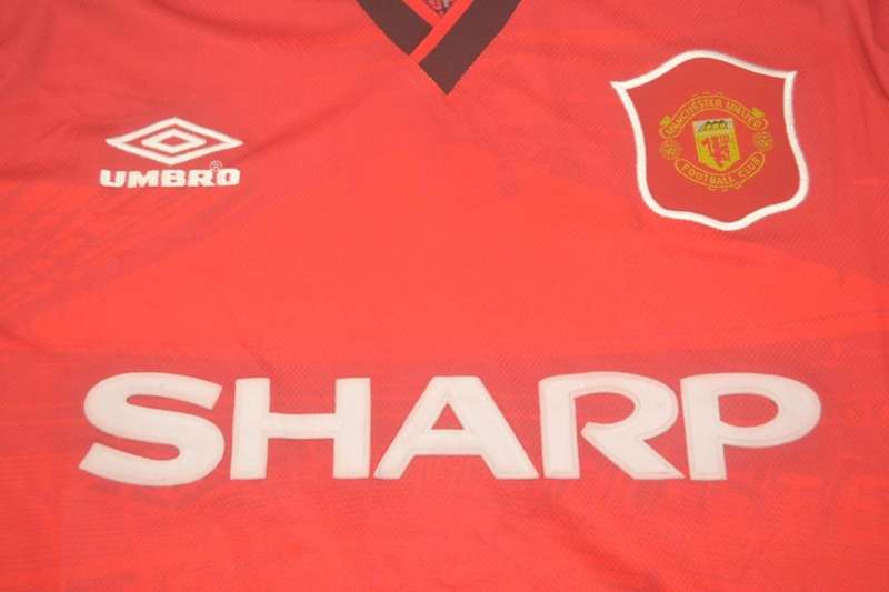 Manchester United Soccer Jersey Home Long Jersey Replica 1994/96