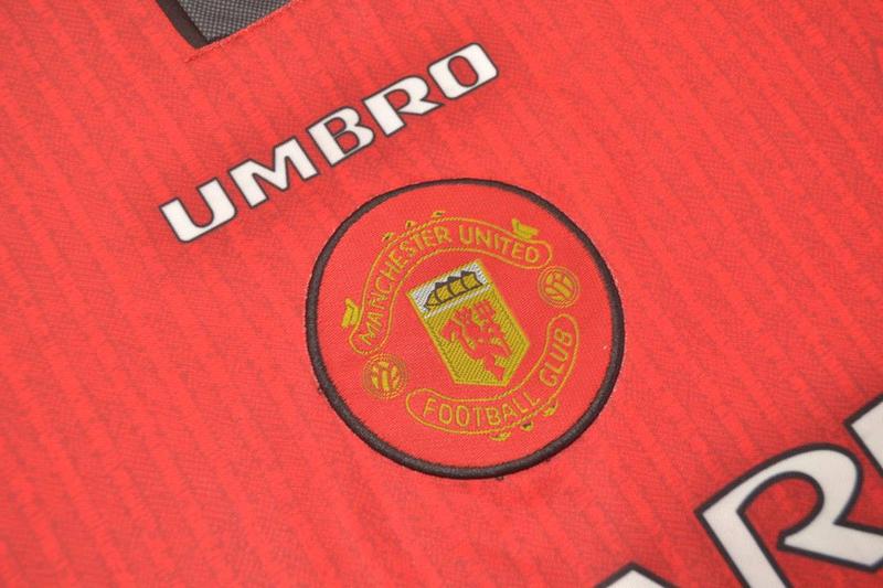 Manchester United Soccer Jersey Home Retro Replica 1996/98