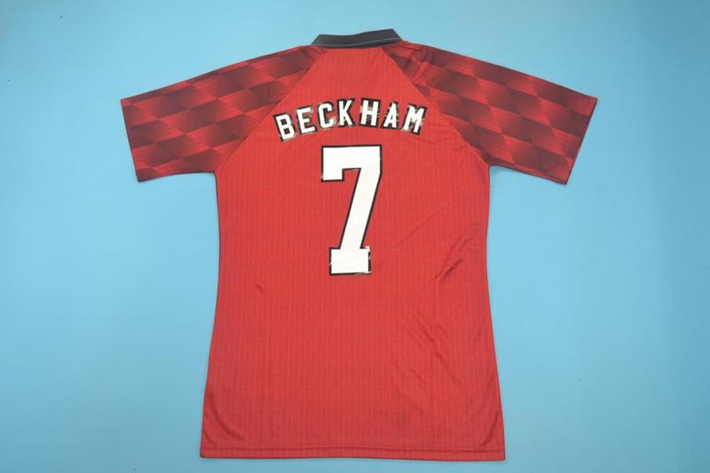 Manchester United Soccer Jersey Home Retro Replica 1996/98