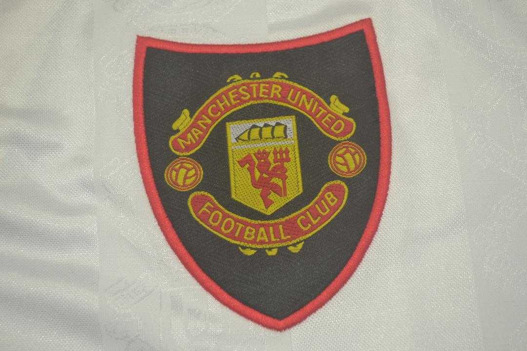 Manchester United Soccer Jersey Away Long Retro Replica 1997/99