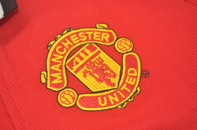 Manchester United Soccer Jersey Home L/S Retro Replica 1998/00