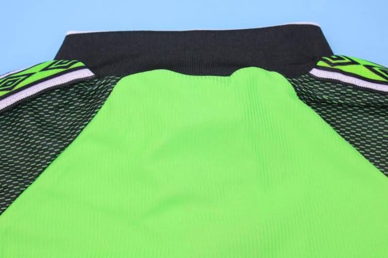 Manchester United Soccer Jersey GK Green Long Retro Replica 1998/99