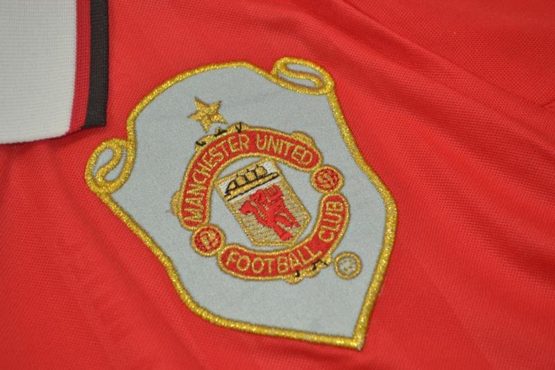 Manchester United Soccer Jersey UCL Home Retro Replica 1998/99