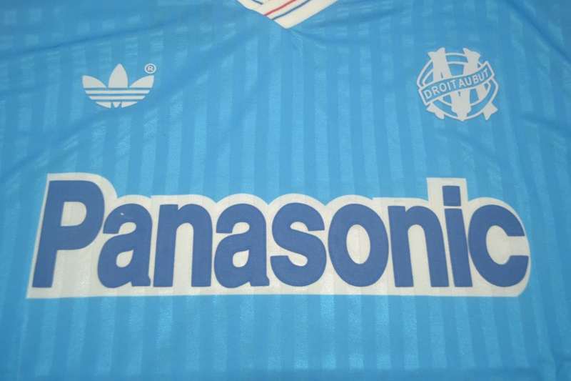 Marseilles Soccer Jersey Away Retro Replica 1990/91