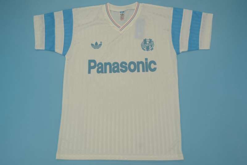 Marseilles Soccer Jersey Home Retro Replica 1990/91