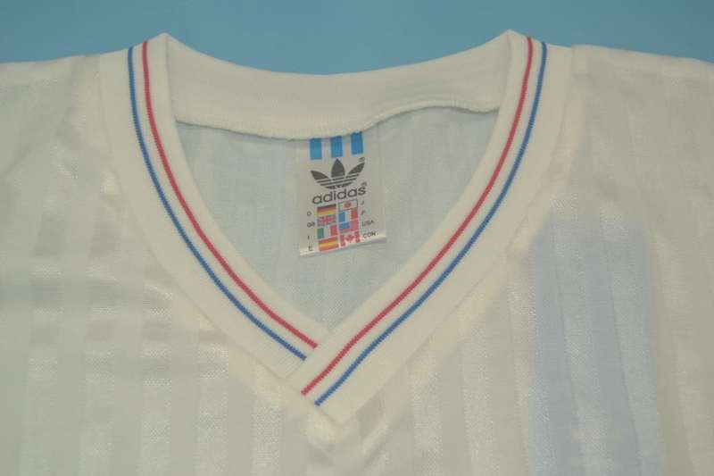 Marseilles Soccer Jersey Home Retro Replica 1990/91