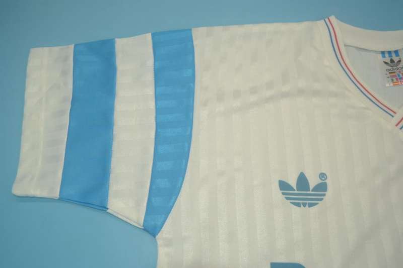 Marseilles Soccer Jersey Home Retro Replica 1990/91