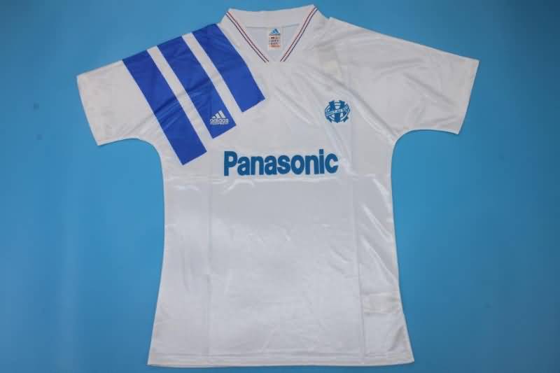 Marseilles Soccer Jersey Home Retro Replica 1991/92