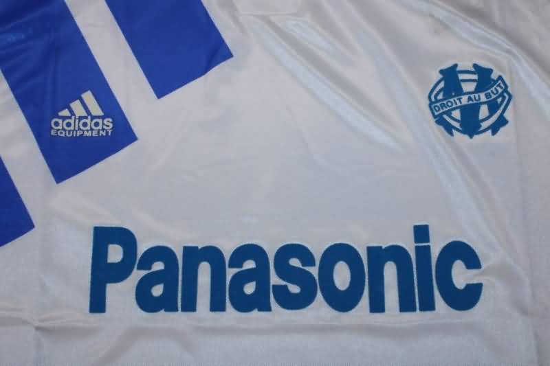 Marseilles Soccer Jersey Home Retro Replica 1991/92