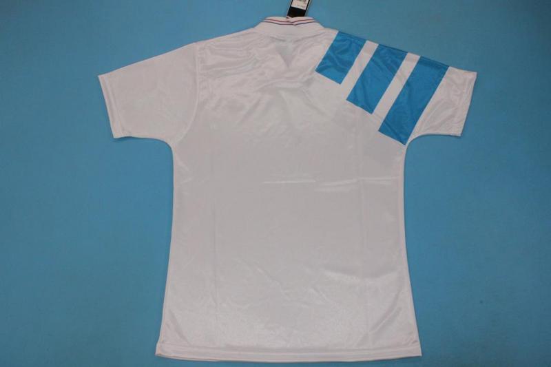 Marseilles Soccer Jersey Home Retro Replica 1992/93