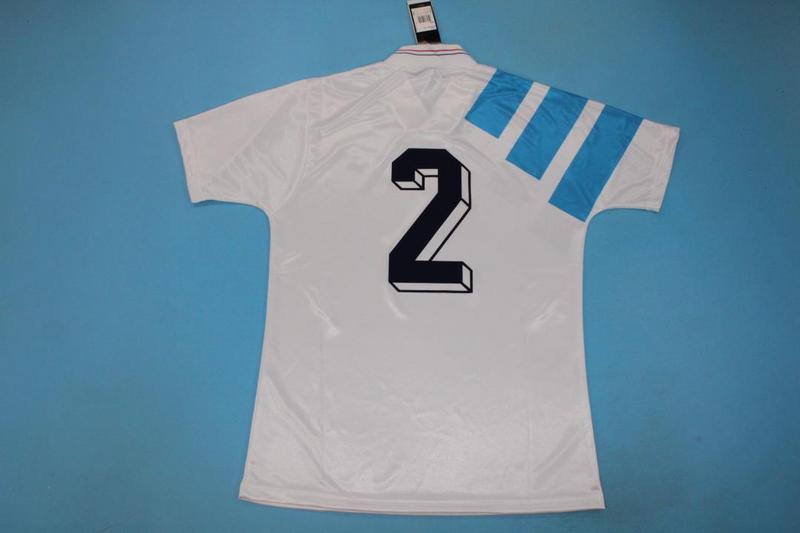 Marseilles Soccer Jersey Home Retro Replica 1992/93