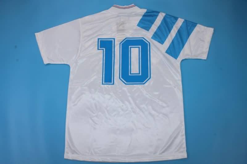 Marseilles Soccer Jersey Home Retro Replica 1992/93