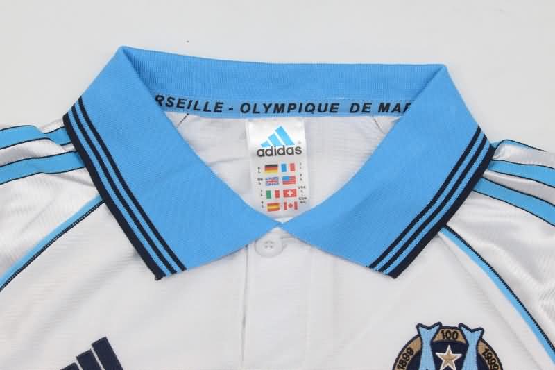 Marseilles Soccer Jersey Home Retro Replica 1998/99