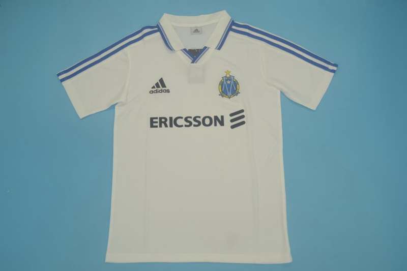 Marseilles Soccer Jersey Home Retro Replica 1999/2000