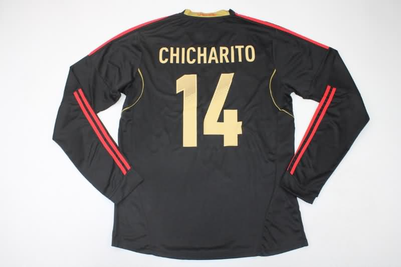 Mexico Soccer Jersey Away Long Sleeve Retro Replica 2011/12