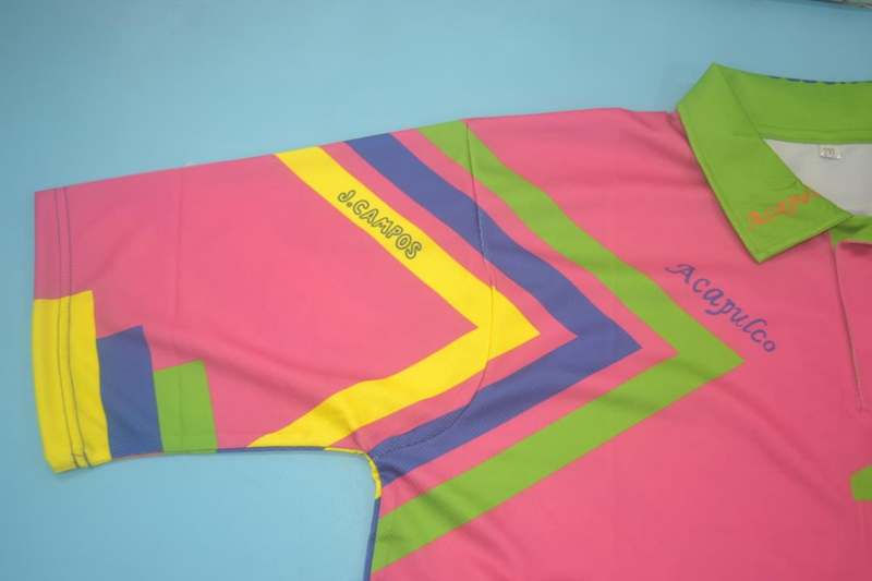 Mexico Soccer Jersey Goalkeeper Pink Retro Replica 1994