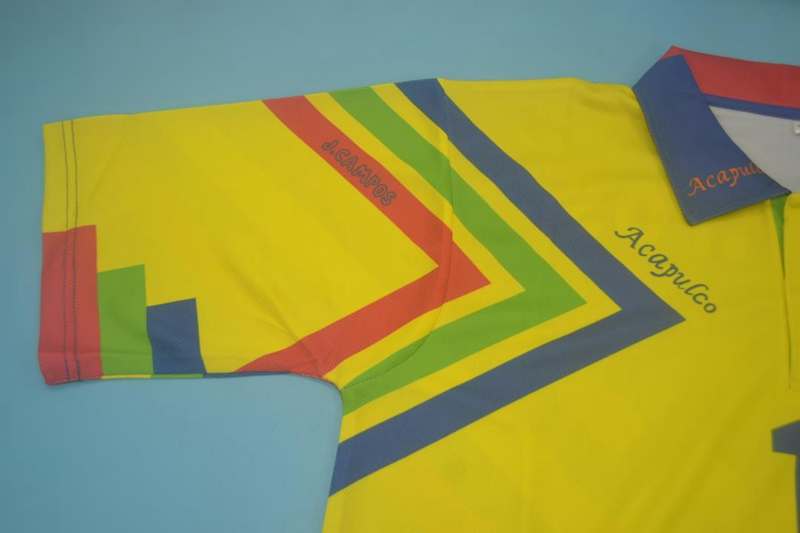 Mexico Soccer Jersey Goalkeeper Yellow Retro Replica 1994