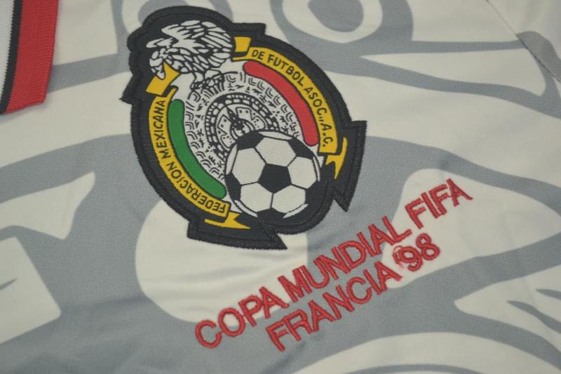 Mexico Soccer Jersey Away Long Sleeve Retro Replica 1998