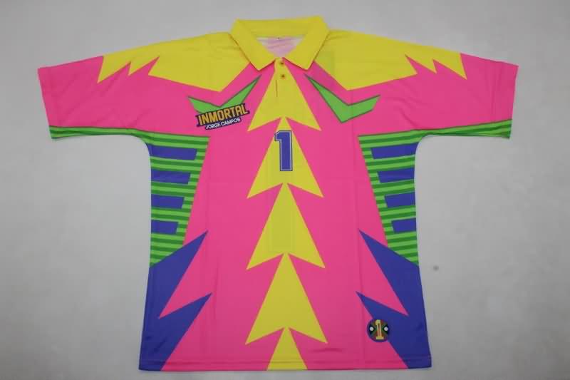 Mexico Soccer Jersey Goalkeeper Pink Retro Replica 1998