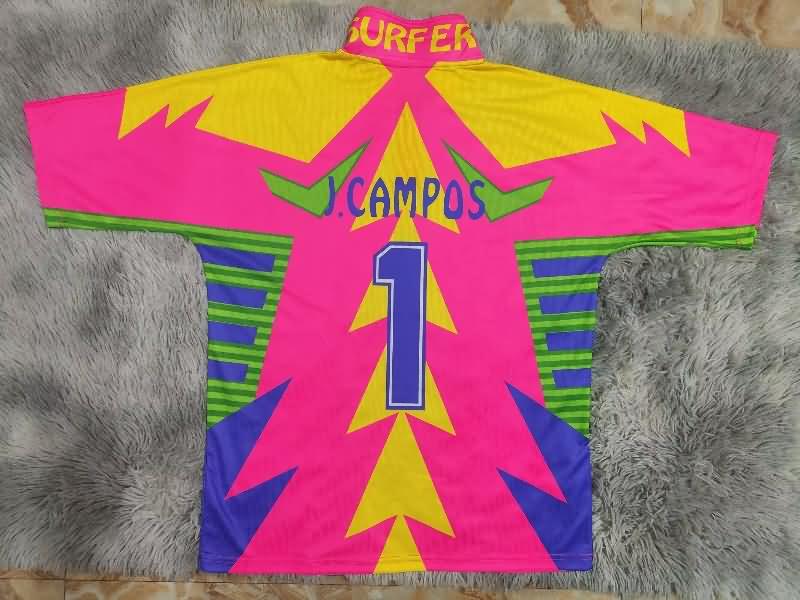 Mexico Soccer Jersey Goalkeeper Pink Retro Replica 1998
