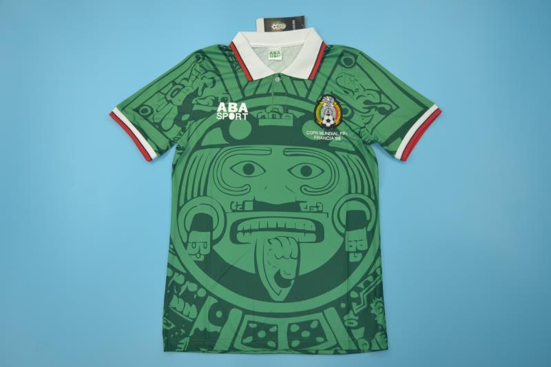 Mexico Soccer Jersey Home Retro Replica 1998