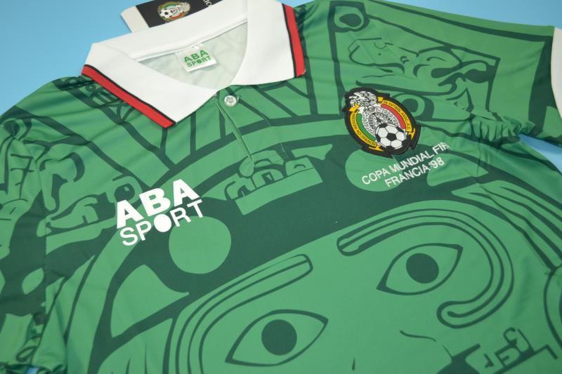 Mexico Soccer Jersey Home Retro Replica 1998