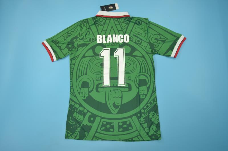 Mexico Soccer Jersey Home Retro Replica 1998