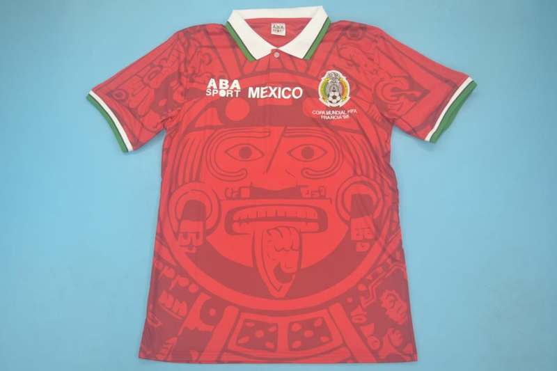 Mexico Soccer Jersey Red Retro Replica 1998