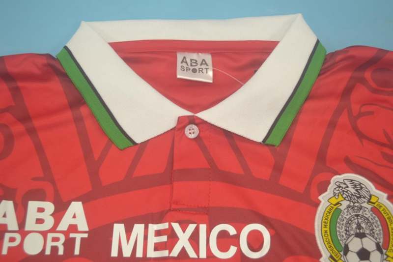 Mexico Soccer Jersey Red Retro Replica 1998