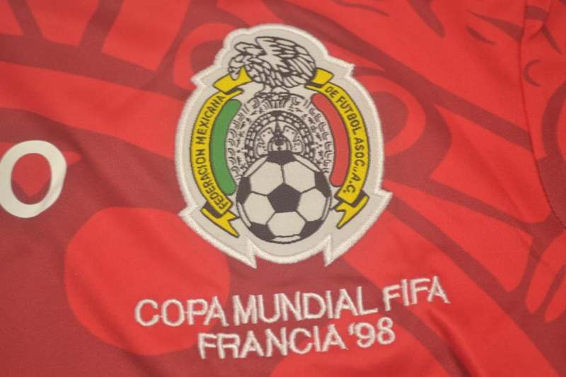 Mexico Soccer Jersey Red Retro Replica 1998
