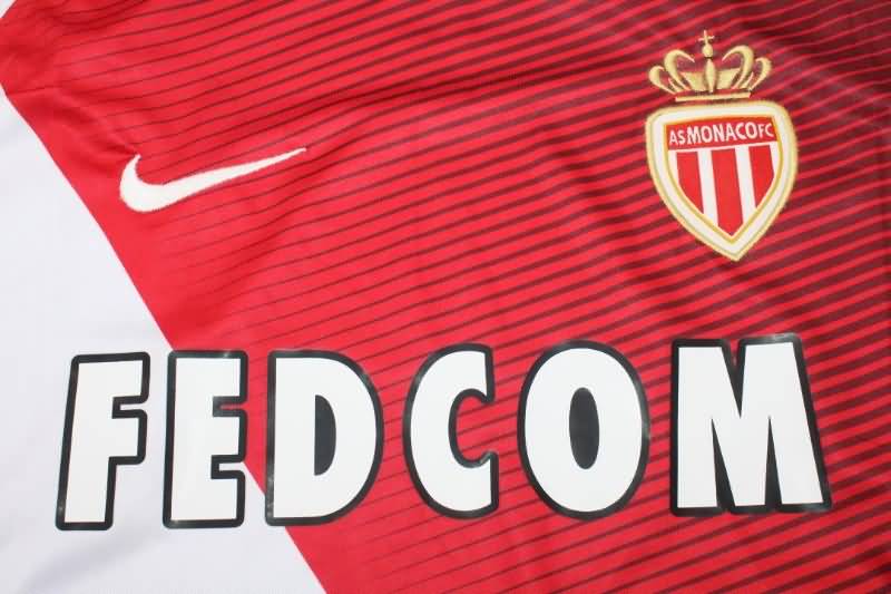 Monaco Soccer Jersey Home UCL Retro Replica 2016/17