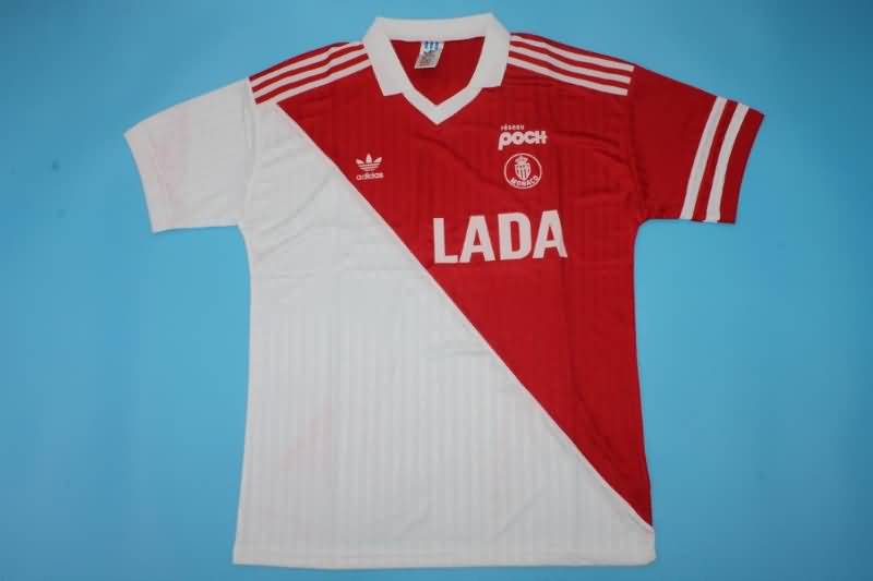 Monaco Soccer Jersey Home Retro Replica 1990/91