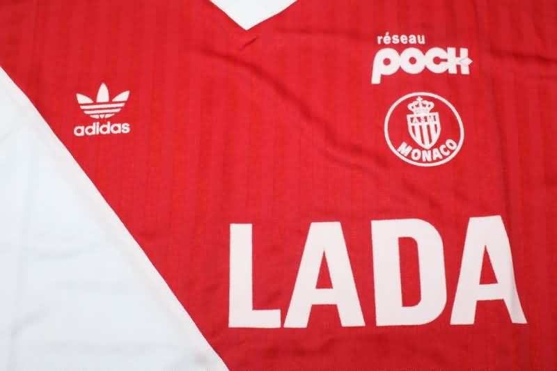 Monaco Soccer Jersey Home Retro Replica 1990/91