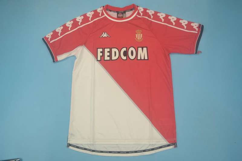 Monaco Soccer Jersey Home Retro Replica 1999/00