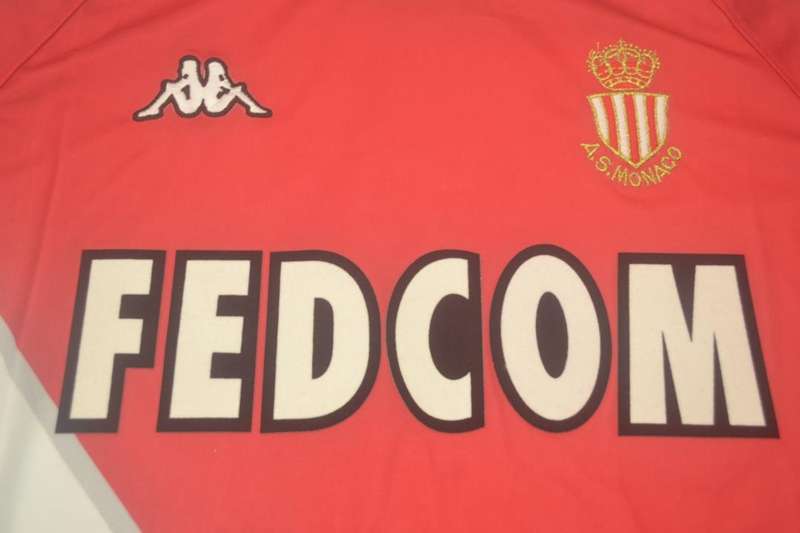 Monaco Soccer Jersey Home Retro Replica 1999/00