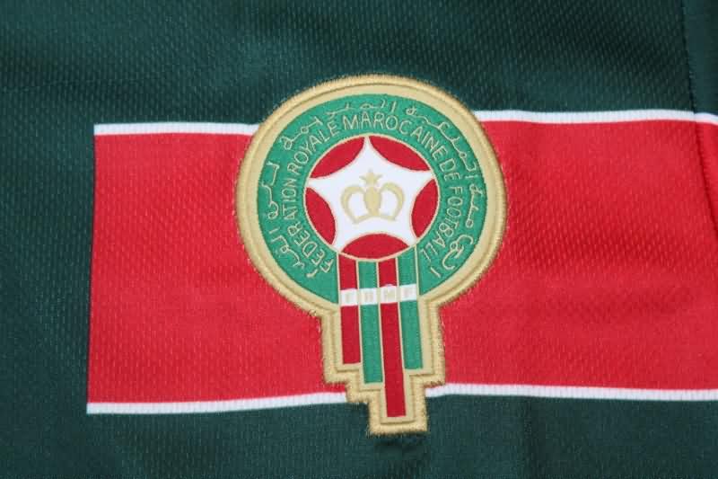 Morocco Soccer Jersey Away Long Sleeve Retro Replica 1998