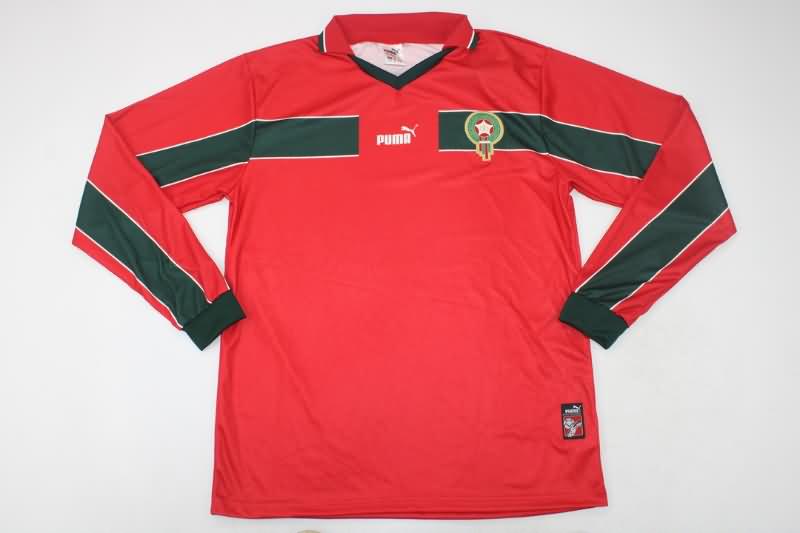 Morocco Soccer Jersey Home Long Sleeve Retro Replica 1998