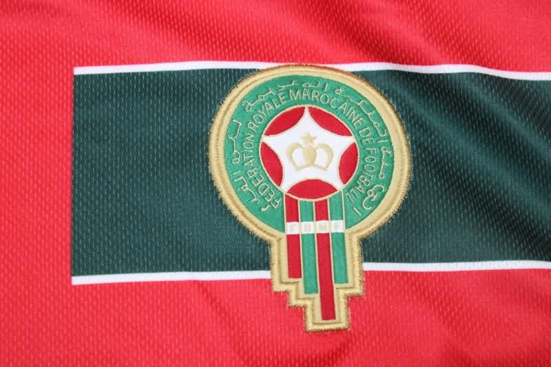 Morocco Soccer Jersey Home Long Sleeve Retro Replica 1998