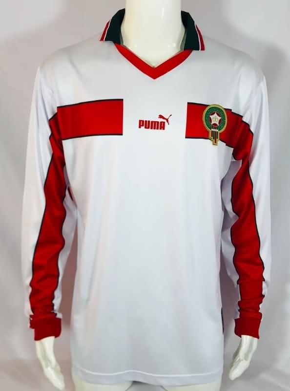 Morocco Soccer Jersey Away Long Slevee Retro Replica 1998/00