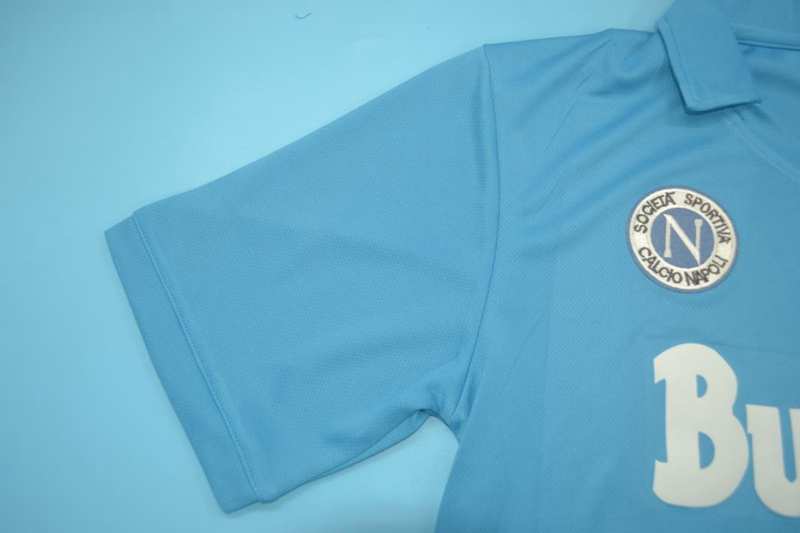 Napoli Soccer Jersey Home Retro Replica 1986/87