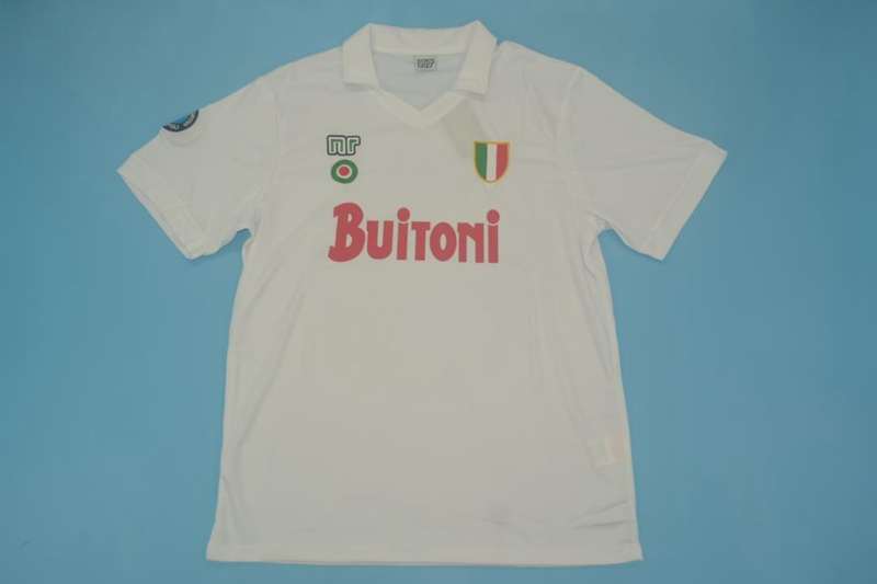 Napoli Soccer Jersey Away Retro Replica 1987/88