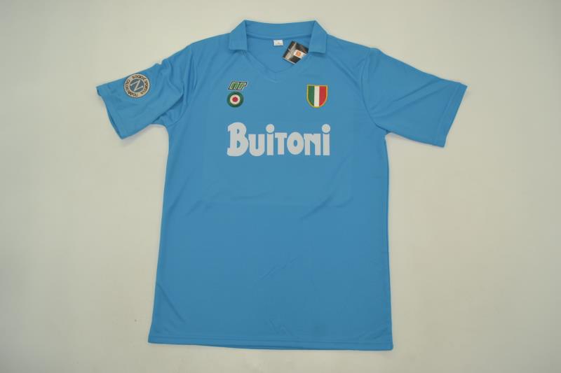 Napoli Soccer Jersey Home Retro Replica 1987/88