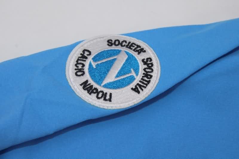 Napoli Soccer Jersey Home Long Sleeve Retro Replica 1987/88