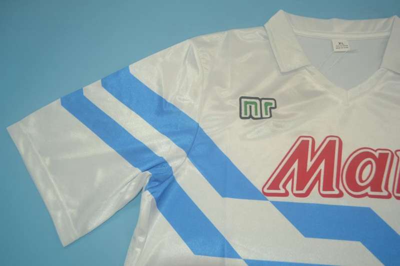 Napoli Soccer Jersey Away Retro Replica 1988/89